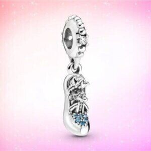 PANDORA Disney Cinderella Slipper Shoe Heel Charm